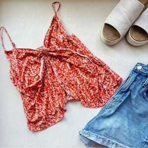 Anthropologie Bright Floral Camisole